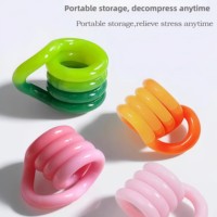 Jouet anti-stress en plastique souple, sensible à la température et changeant de couleur, pour soulager l'anxiété et l'ADHD, favorisant la concentration au bureau