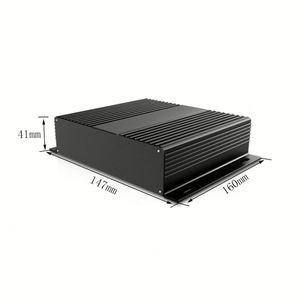EBM Aluminum Alloy <b>Enclosure</b> Box Electric Custom Powder Coated IP54 Protection Amplifier Audio Electronic Junction Box - Product Image 2