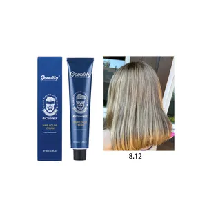 Cat pewarna rambut Salon permanen profesional Formula kualitas tinggi peptida Protein comforter cat warna untuk rambut ringan