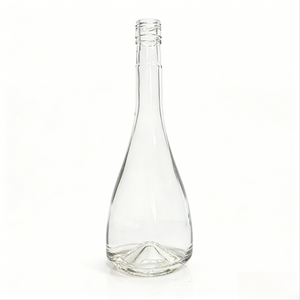 ขวดแก้วใสหนาคุณภาพพรีเมียม ดีไซน์สวยงาม สำหรับวิสกี้ บรั่นดี วอดก้า สุรา และเหล้าชนิดพิเศษ ขวดปิดผนึกอย่างดี ทนทาน - Product Image 4