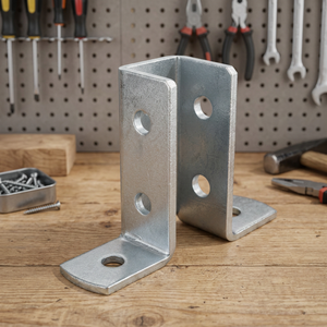 Support d'étagère en métal de 2 pouces à 90 degrés, robuste, pour armoires, placards et meubles - Product Image 3
