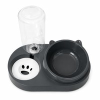 Distributeur d'eau automatique pour animaux de compagnie, alimentation par gravité, plastique transparent blanc, grande capacité, auto-remplissage pour chat, chien, petits animaux, maison