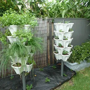 Giardino idroponico verticale economico della torre dei vasi da fiori