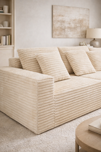 Divano Modulare in Corduroy di Alta Qualità, Compresso in Scatola, Set di Divani di Lusso Sottovuoto - Product Image 4