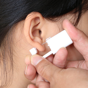 Self <strong>Ear</strong> <strong>Piercing</strong> <strong>Gun</strong> with Gold Plated Small Doudou Ball Studs Personal <strong>Ear</strong> <strong>Piercing</strong> Tool Kit Painless <strong>Ear</strong> Piercer Disposable - Product Image 4