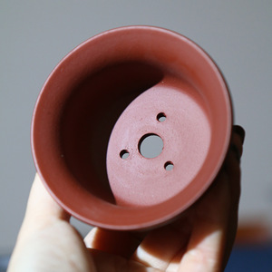 Pot à Bonsaï Miniature Zisha Fait Main Zhu Ni Da Hong Pao pour Bureau - Product Image 2