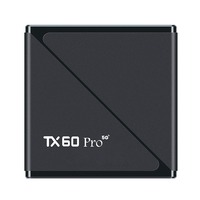Boîtier TV Android Tx60 Pro 5G 4K Smart Box 16 Go de RAM 256 Go de ROM Android 16 ONN STB OTT Box Vente en gros