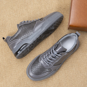 Zapatillas Deportivas de Lona con Cordones para Hombre, Cómodas y Transpirables, con Amortiguación y Suela de Plástico - Product Image 4