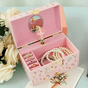 Caja de Música Antigua de Madera con Manivela, Tema de Ballet, 5 Pulgadas, con Almacenamiento para Anillos, Duración de Sonido de 120s, para Bailarines - Product Image 4