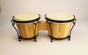 Bán Sỉ Trống Bongo 6 Inch 7 Inch Nhạc Cụ Gõ Tambourine Cho Trẻ Em Bằng Da Cừu - Product Image 4