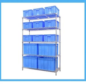 מותאם אישית חוט פלדה אור דו צדדי מדפים אבק אפוקסי freesthanding אפוקסי אחסון מצופה מדפי אחסון מסחרי הבית מסחרי - Product Image 3