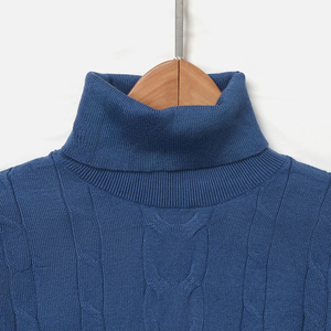 Maglione da <span class=keywords><strong>Donna</strong></span> Autunno-Inverno 2026, Nuovo Modello in <span class=keywords><strong>Cotone</strong></span> Lavorato a Maglia, Tinta Unita, Collo Alto, Comodo e Ampio - Product Image 4