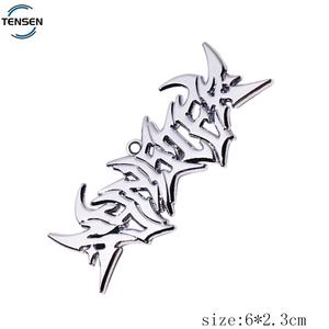 パーソナライズ ドガーメント メタルチャーム クロムカラー ブランド名ネックレス アクセサリー ブランド レターペンダント - Product Image 2