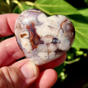 Venta al por Mayor de Piedras de Ágata Azul en Forma de Corazón, Cristal Curativo Natural Pulido para Decoración del Hogar y Regalos Navideños - Product Image 6