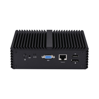 Qotom Q10821G5 Mini PC industrial Intel Celeron J6412 2,0 Ghz Quad Core DDR4 RAM 16G Memoria de video Compatible con WiFi EE. UU. AU