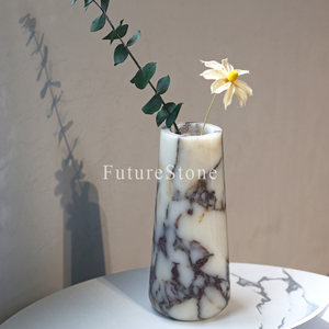 Marmo Calacatta Viola Naturale di Lusso per Vasi di Fiori, Decorazione d'Interni, Regali Artigianali e Decorazioni da Tavolo - Product Image 6
