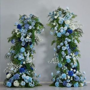 Arcos de Flores Personalizados en Blanco, Verde, Rosa y Rojo para Decoración de Bodas y Hoteles, Flores para Portales - Product Image 4