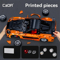 Cada C61502 Nouveau Kit de Modélisme MOC Voiture de Course 1:8 Télécommandée, Cadeau d'Assemblage pour Adultes, Ensembles de Blocs de Construction 3182 Pièces
