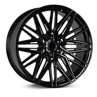 CX Custom Wheels 20 22 24 Inch Teinté Noir Brillant Super Deep Concave Forged Wheels 6x139.7 pour Dodge Ram 1500