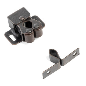 Rullo doppio conico. Acciaio. Rulli in gomma. Mocca. Montaggio superficiale. Altezza 32mm - Product Image 1