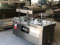 Machine d'emballage sous vide électrique compacte à double chambre VBJX pour aliments, fruits, légumes, saucisses, biscuits, sachets de thé et sandwichs