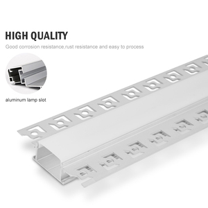 Profilés d'extrusion pour centres commerciaux, profil LED de haute qualité en aluminium pour bande lumineuse LED, carré blanc 75 en alliage d'aluminium - Product Image 4