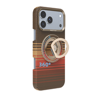Coque de téléphone PC avec support magnétique, compatible charge sans fil, antichoc pour iPhone 14-17, fabricant OEM ODM Chine