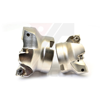 Fraiseuse à face MFWN900R-D80-27-5T-M, fraise à coque indexable pour plaquettes WNMU080608 90 °   Usinage CNC d'angle de précision