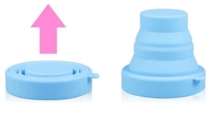 Tasse pliable réutilisable en Silicone, stérilisateur, pour produits menstruels - Product Image 2