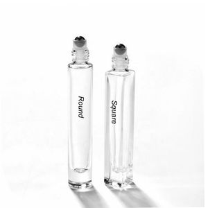 Flacone in Vetro per Profumo con Fondo Spesso Quadrato o Rotondo, Bottiglia Roll-on da 10ml per Oli Essenziali, Vendita all'Ingrosso - Product Image 2