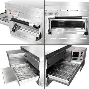 เตาอบพิซซ่าแบบ<span class=keywords><strong>สายพาน</strong></span>ลำเลียงเตาอบไฟฟ้าสำหรับร้านอาหาร - Product Image 5