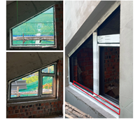 Submarco de Ventana de Poliuretano Relleno de EPS, Submarco de Extensión Engrosado para Ahorro de Energía, para Apertura de Ventanas Residenciales y Comerciales