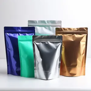 日出中国供应商铝箔包装袋定制标志颜色站立式食品袋