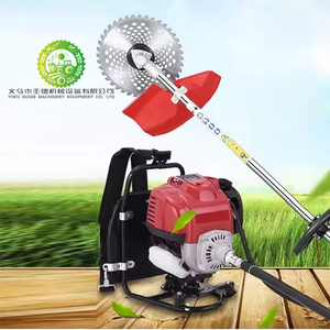 Small Household Gasoline Lawn Mower <b>Brush</b> Cutter Four-stroke Side-mounted Backpack Gearbox Motor Multi-function Weeder - Product Image 2