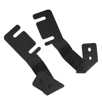 Support de fixation pour éclairage de travail pour Toyota Prado LC300, support de montant A, noir, accessoires auto, 2 supports de montage d'éclairage