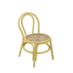 เก้าอี้หวายเด็กทำมือรักษ์โลกสำหรับงานวันเกิด เก้าอี้หวายแฮนด์เมดสำหรับตกแต่งงานเด็ก - Product Image 1