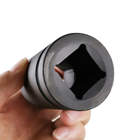 Clé à douille carrée hexagonale robuste de 3/4 po (33 mm) à 4 points, type impact, pour réparation automobile et pneumatique