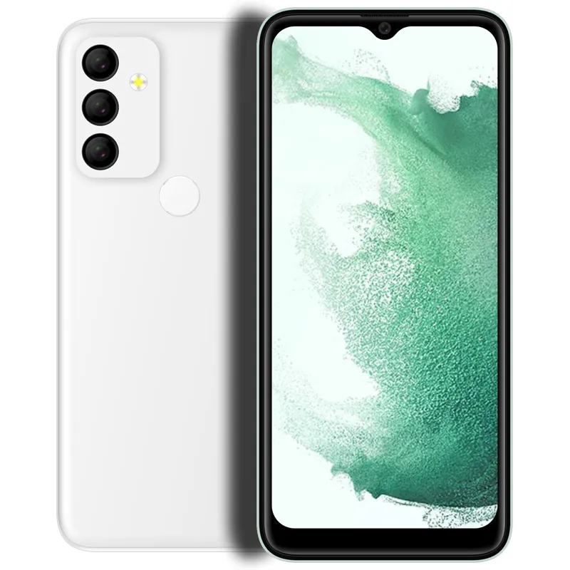 Smartphone h300 frontal e traseira de 6.517 polegadas, celular com câmeras de 13mp + 2mp, 4g lte