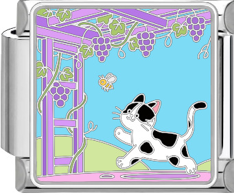 4975-grape butterfly kitty