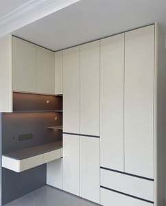 Armario de almacenamiento personalizado, armario de habitación de dormitorio de lujo, organizador de almacenamiento de armario doble Walkin - Product Image 6