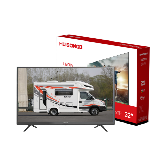 Car Mounted DC 12V 24V TV 19 20 22 24 27 32 40 43 50 Inch RV Intelligent Flat Panel LCD High-definition 12V TV