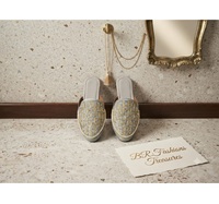 Jutti Punjabi tendance pour femme, à bout ouvert, à enfiler, style ethnique indien brodé, chaussures plates traditionnelles pour mariage, fête et festival