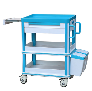 <span class=keywords><strong>Chariot</strong></span> médical réglable en ABS pour instruments chirurgicaux et soins infirmiers - Product Image 4