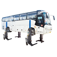 Lève-véhicule commercial AUTEC robuste télescopique à un cylindre et une colonne, capacité 15 tonnes, palan hydraulique mobile avec télécommande sans fil