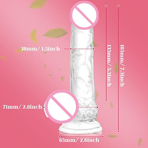 Silikon-Dildo für Frauen - Weich, Flexibel, Wasserdicht mit Saugnapf für Realistische Masturbation - Product Image 3