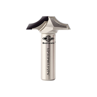 BushwaLk Set alat PCD untuk kayu berlian Router Bit ukiran spindel Moulder Cutter 1/2X64XH13.7X2T untuk ukiran kayu