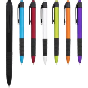 프로모션 중국 새로운 모델 플라스틱 프로모션 사용자 정의 로고 펜 항목 저렴한 금속 배럴 고객 인쇄물 볼 볼펜