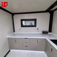 10ft Conteneur Modulaire Voyage Remorque Maisons Cabine Pliable Extensible Jardin Resorts Mobile Maison Préfabriquée