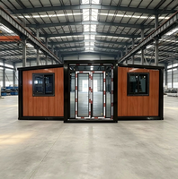 Maison conteneur en acier extensible de luxe, unités d'habitation complémentaires personnalisées selon les normes australiennes, chambres personnalisées, bureau à domicile, hôtel