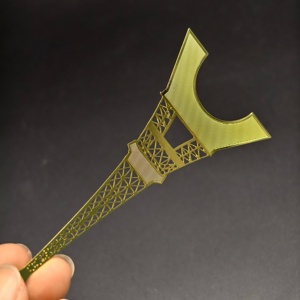 Marcapáginas de latón OEM con diseño de la Torre Eiffel y colgante, regalo de recuerdo de <span class=keywords><strong>feria</strong></span> <span class=keywords><strong>del</strong></span> <span class=keywords><strong>libro</strong></span> y viajes, servicio de grabado personalizado, venta al por mayor. - Product Image 3